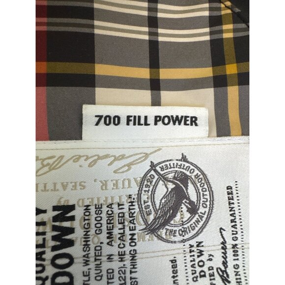 Eddie Bauer Puffer Vest EB700 Goose Down Women's M Plaid 700 Fill Power Jacket - Picture 6 of 13